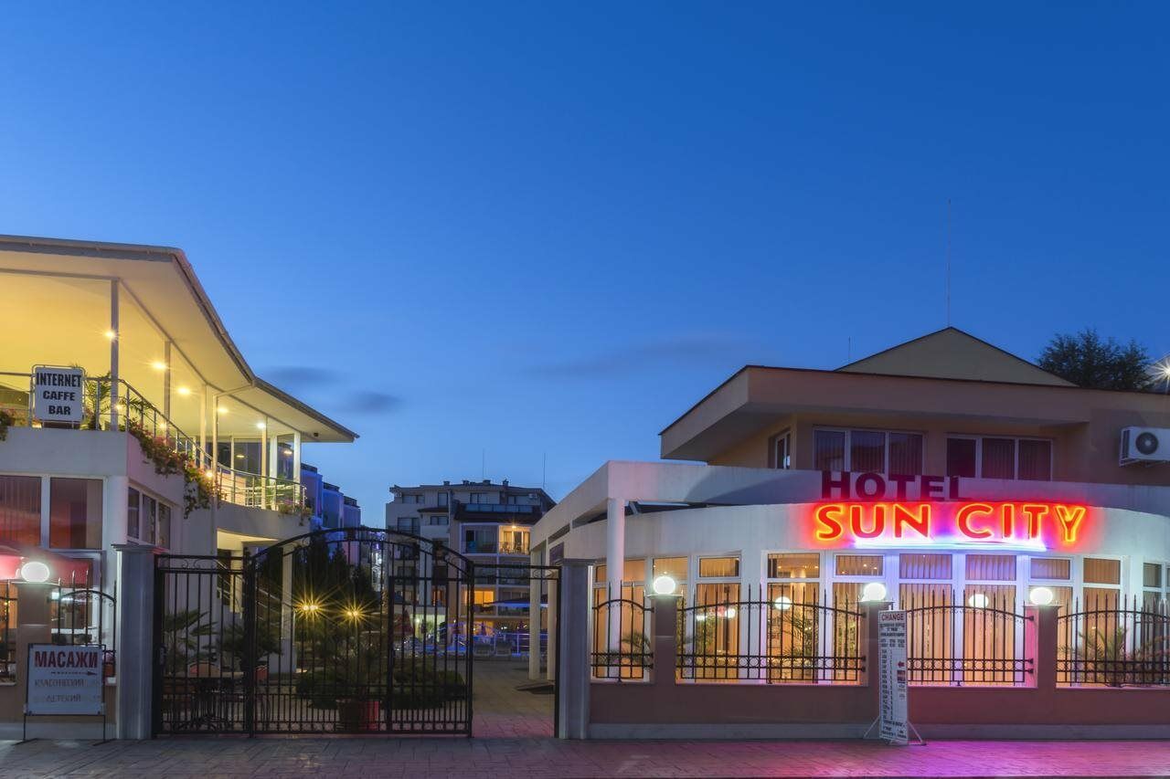 Sun City Hotel Sunny Beach Buitenkant foto